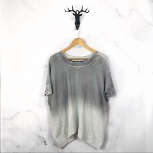 Dolan Anthropologie | Gray Ombré Oversized Top XS